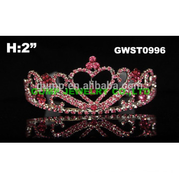 heart crystal crowns